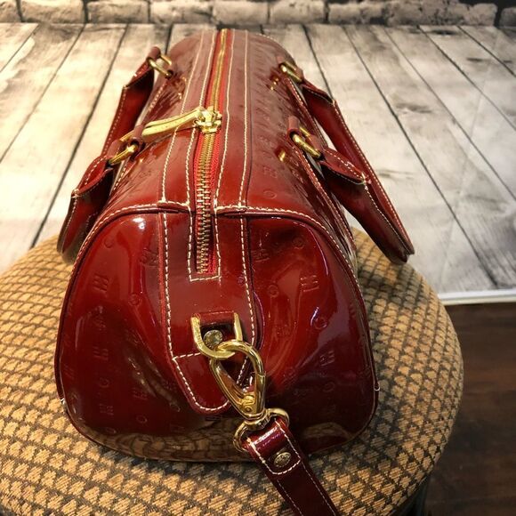 Rare Arcadia Patent Leather Doctor Bag crossbody - Picture 2 of 8